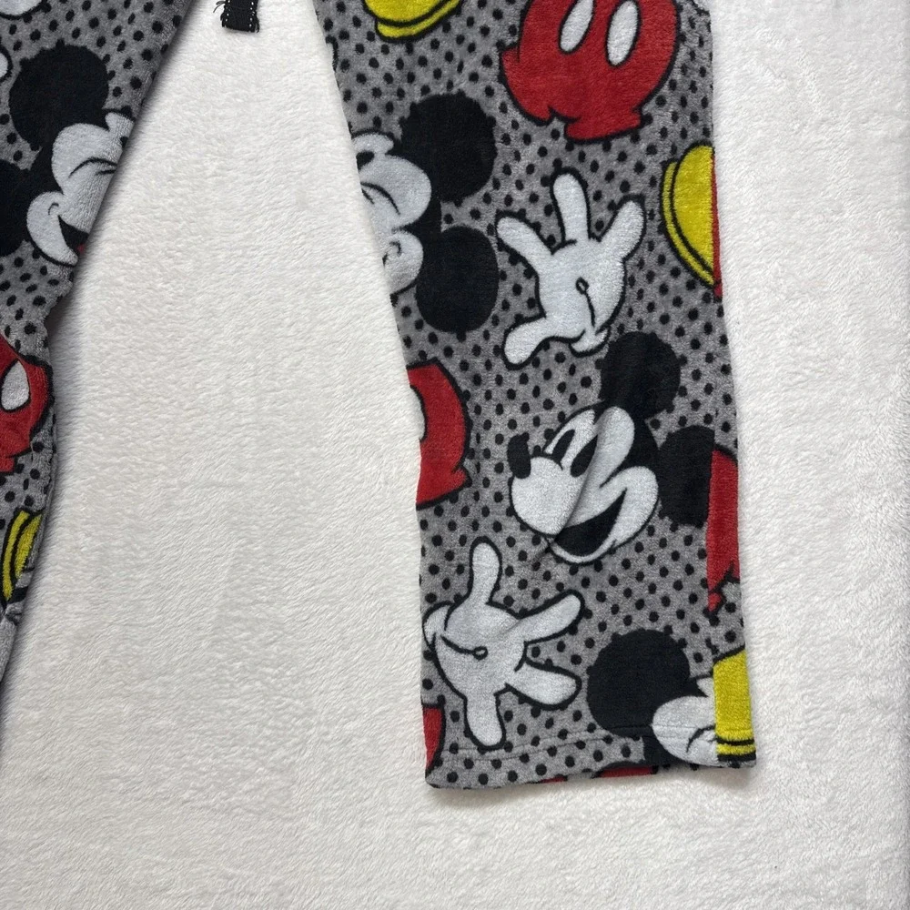 Disney Mickey Mouse Woman's Large Fleece Sleep Pants Size L (12-14) Sleepwear - Picture 14 of 15